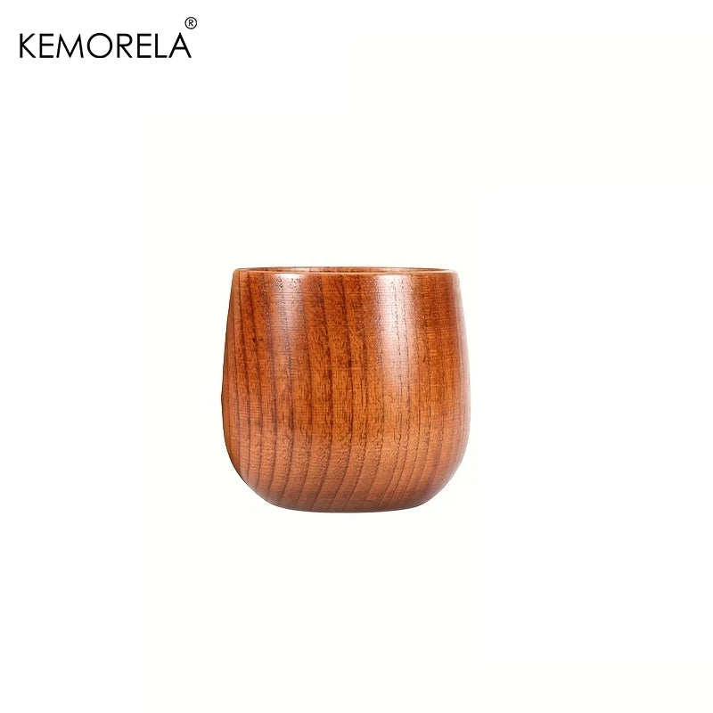 1/2PCS Wooden Big Belly Cups Handmade Jujube Wood Handle Cups Beer Tea Coffee Milk Water Cup Kitchen Bar Drinkware