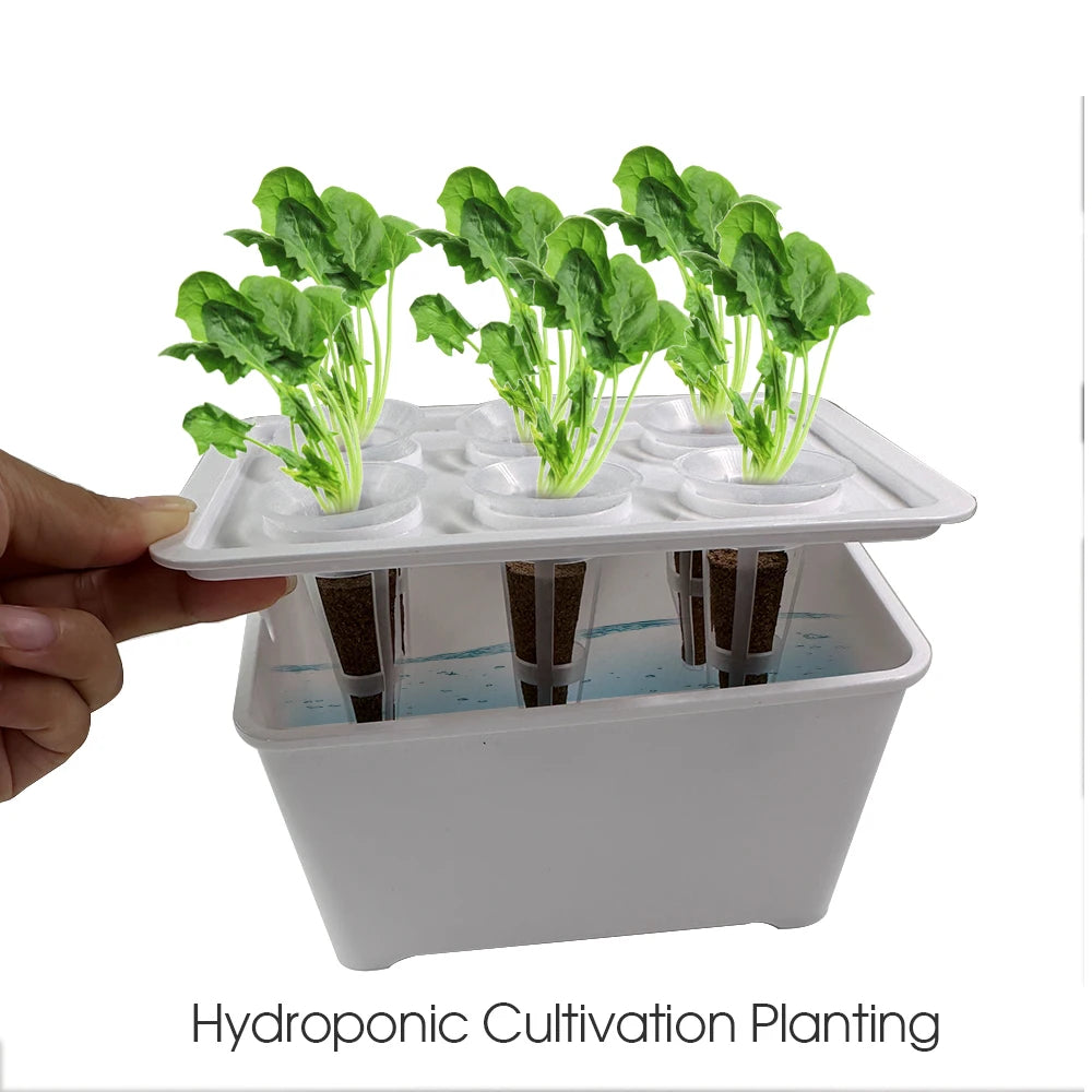 Universal Hydroponic Gardening Kit - 7" Indoor Nursery Pots for Vegetables and Plants