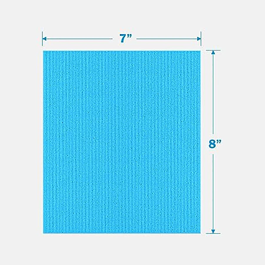 Eco-Friendly Reusable Kitchen Dishcloths - Versatile Cellulose Sponge Towels for Counter and Dishware