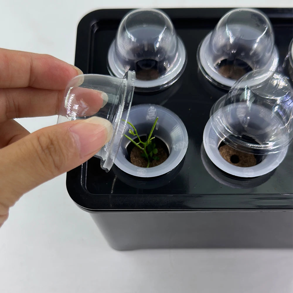 Universal Hydroponic Gardening Kit - 7" Indoor Nursery Pots for Vegetables and Plants