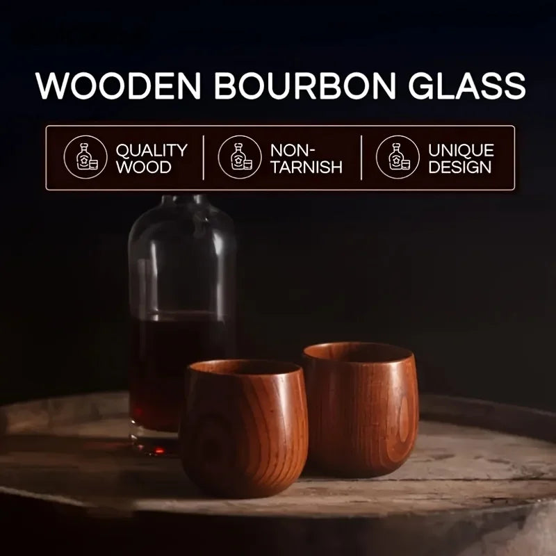1/2PCS Wooden Big Belly Cups Handmade Jujube Wood Handle Cups Beer Tea Coffee Milk Water Cup Kitchen Bar Drinkware